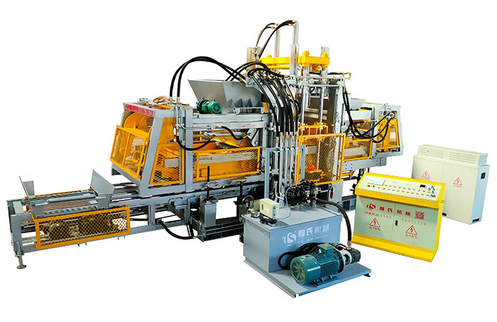LS—?dú)W版系列PC仿石磚機(jī)、透水磚機(jī)、路沿石磚機(jī)等多功能一體機(jī)