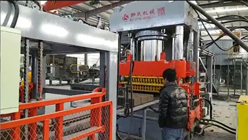 液壓磚機處理固廢、泥巴磚